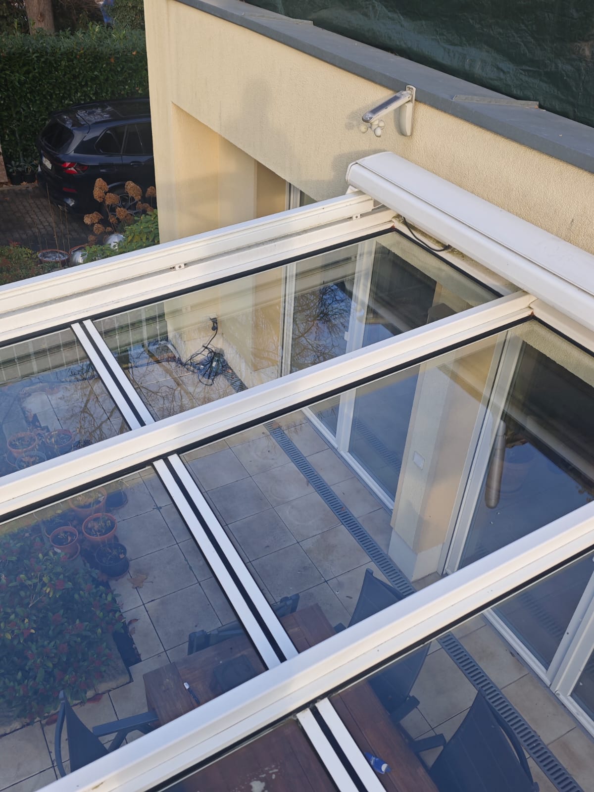 Arbeitseinsätze: Glasreinigung